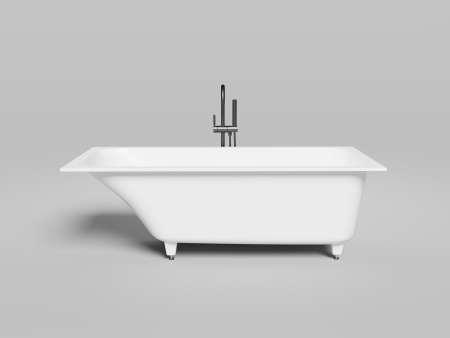 Ванна из литьевго мрамора Salini ORLANDA 102117M 170х75 встраиваемая прямоугольная с ножками